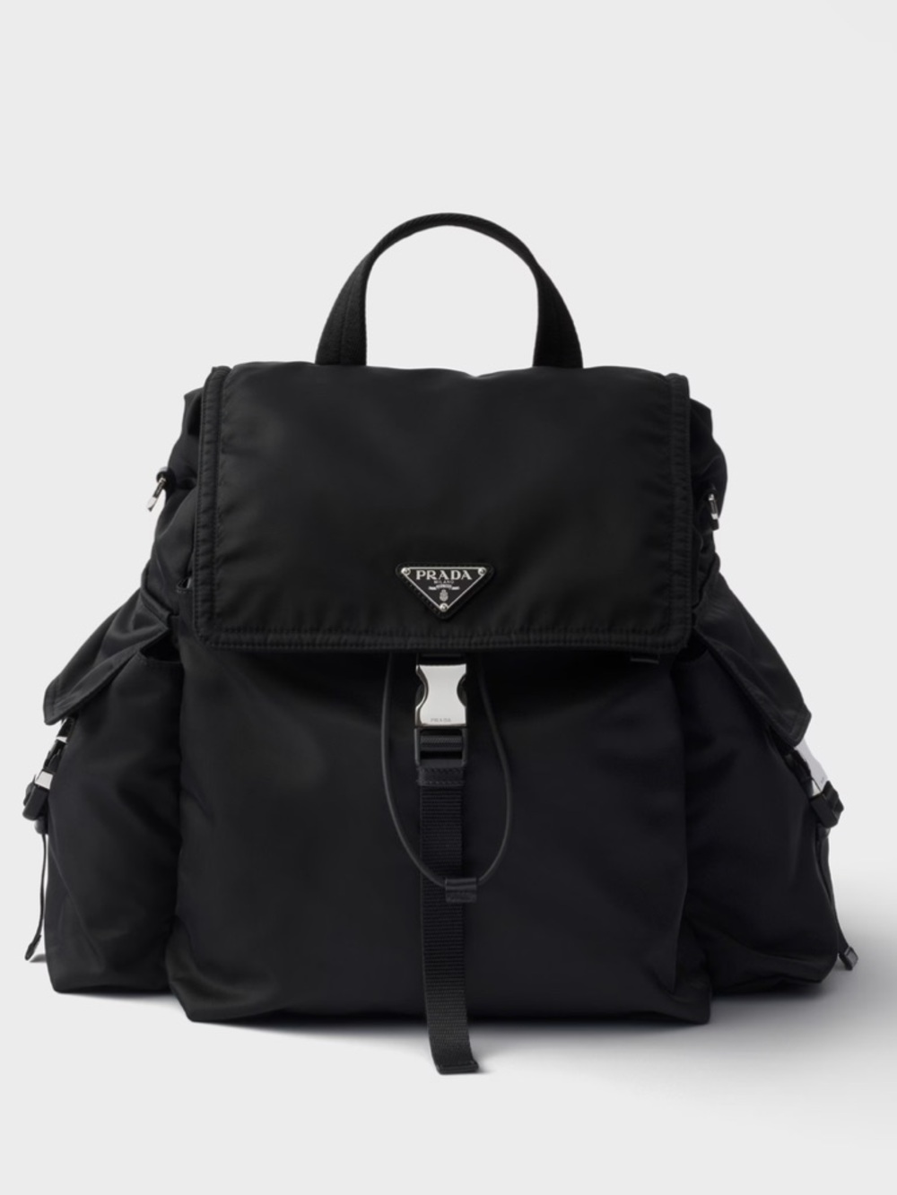 Prada Re-Nylon Explore backpack black (unisex) in mint condition!